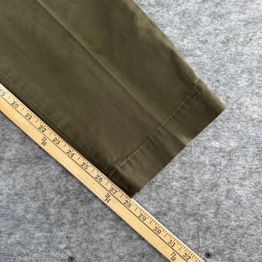 Polo Ralph Lauren Chinos Olive Green Slim Stretch Pants Mens 38x30